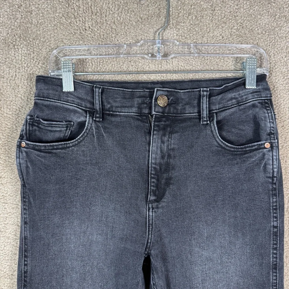 DL1961 Patti Straight Jeans Womens 28 Gray High Rise Vintage Ankle Crop‎ Denim